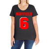 baker mayfield new jersey number Ladies Curvy T-Shirt