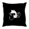 cheeky chimp Throw Pillow
