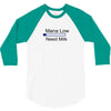 gaming mana low need milk 3/4 Sleeve Shirt