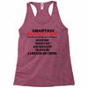 Smartass March Girl Racerback Tank