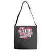 my valentine is a fictional character Adjustable Strap Totes