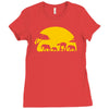 walker across Ladies Fitted T-Shirt