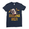 banana mee!!! Ladies Fitted T-Shirt