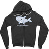 it's shark week y'all Zipper Hoodie