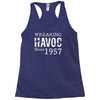 unheil havoc since 1957 Racerback Tank