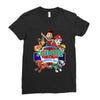 paw patrol birthday boy auntie Ladies Fitted T-Shirt