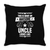 Awesome Uncle Looks Like Throw Pillow