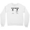 i've got your back t shirt tee funny novelty tee pun stick figure joke Crewneck Sweatshirt