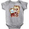 triple beagle portrait Baby Onesie