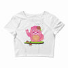 mrs yetti and her poops Crop Top