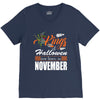 Halloween Kings Are Born In November V-Neck Tee