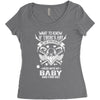 Life After Death Mess With My Baby Women's Triblend Scoop T-shirt