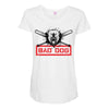 bad dog 5 Maternity Scoop Neck T-shirt