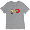 khaki chick magnet V-Neck Tee