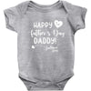 Happy First Father's Day Daddy Baby Bodysuit