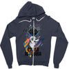 who loves golden retriever Zipper Hoodie