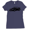 mercedes w201 Ladies Fitted T-Shirt