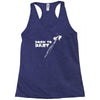 born to dart pfeil arrow bullseye triple double 180 club profi Racerback Tank