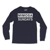mimosa sundays brunch mens Long Sleeve Shirts