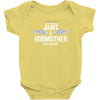 i have two titles aunt and godmother Baby Bodysuit