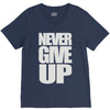 never give up (2) V-Neck Tee
