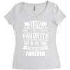 My Aunt Is Totally My Most Favorite Guy of All Time in the History of Women's Triblend Scoop T-shirt
