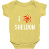 i heart sheldon Baby Bodysuit