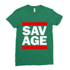 Martinez Twins savage Ladies Fitted T-Shirt