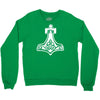 thors hammerretro viking norse fashion cool Crewneck Sweatshirt