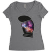 Astranout Helmet Women's Triblend Scoop T-shirt