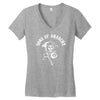 sons of anarchy reaper logo Women's V-Neck T-Shirt