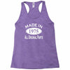 made in 1975 mens 40th birthday Racerback Tank