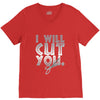 i will cut you V-Neck Tee