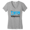 It's A Twin Thing Women's V-Neck T-Shirt
