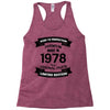 Premium Vintage 1978 Racerback Tank