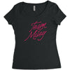 team miley Women's Triblend Scoop T-shirt