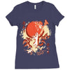 red skies Ladies Fitted T-Shirt