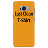 last clean t shirt funny humor college vintage s 3xl Samsung Galaxy S8 Plus