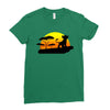 Mufasa and Simba Lion King Ladies Fitted T-Shirt