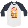 brown bear 3/4 Sleeve Shirt