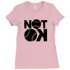 not ok baseball Ladies Fitted T-Shirt