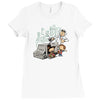 scientific paradox goes boink Ladies Fitted T-Shirt