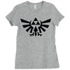 zelda triforce Ladies Fitted T-Shirt