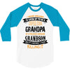 Super Cool Grandpa Of A Freaking Awesome Grandson 3/4 Sleeve Shirt