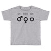 man woman geek symbols Toddler T-shirt