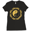 yin yang jingjang shirt china chinesisches denken Ladies Fitted T-Shirt