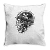 meat is murder Throw Pillow