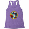 Nasa  Blue White Yellow Color Racerback Tank