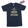 the best kind of mom raises a teacher. gift for mom. Exclusive T-shirt