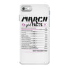 March Girl Facts Pisces iPhone 7 Case